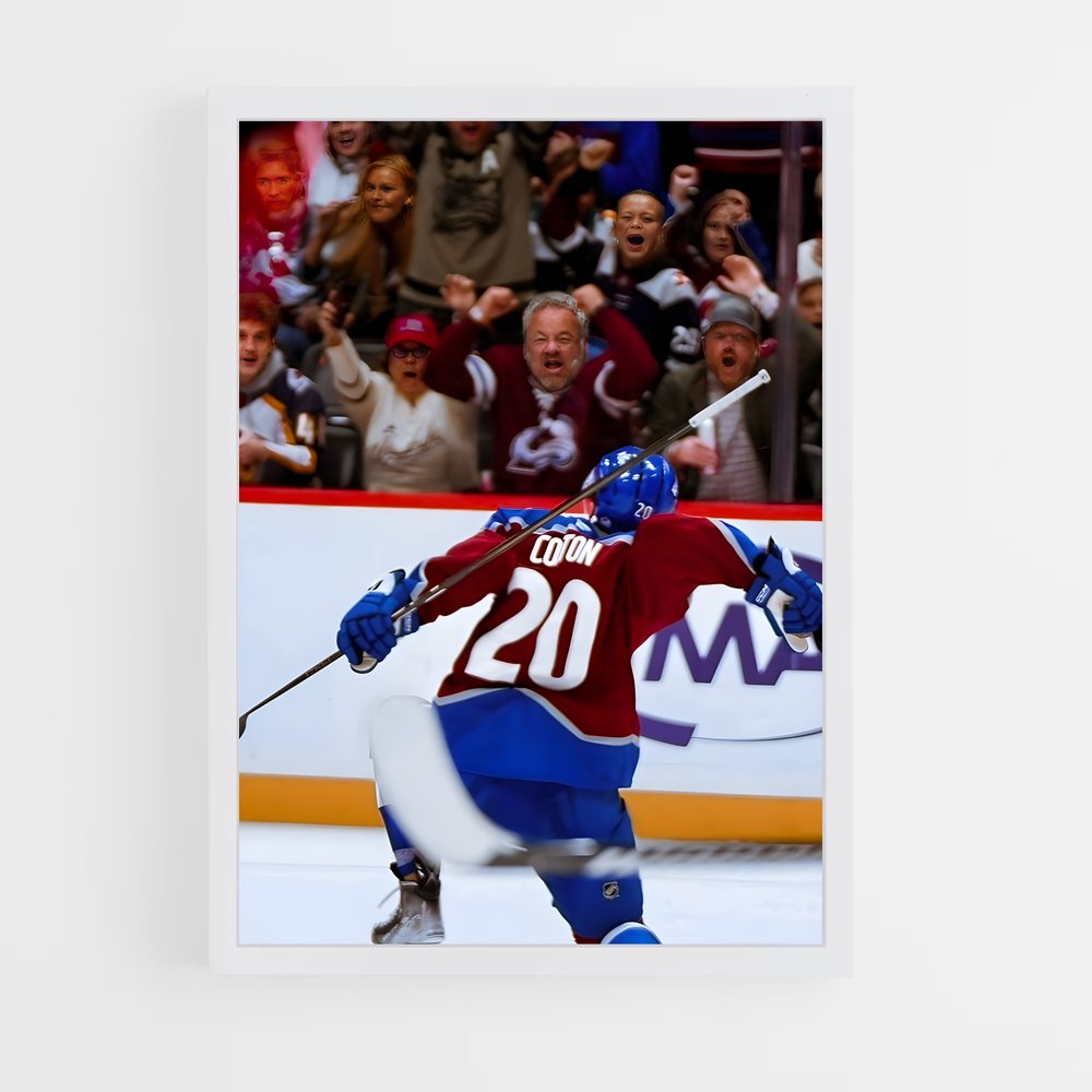 Poster Lancer Colorado – affiche Hockey sur glace (vue 3)
